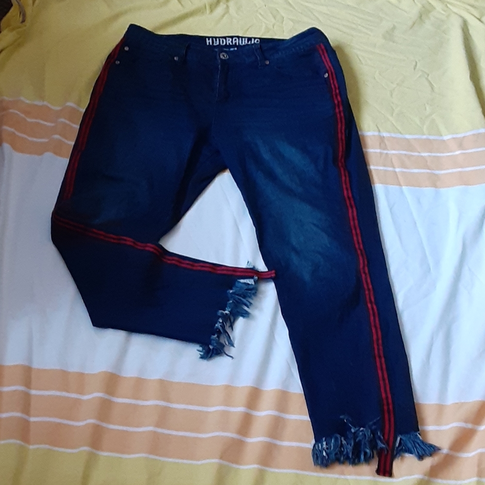 HYDRAULIC NOLITA RAW HEM JEANS SIZE 12